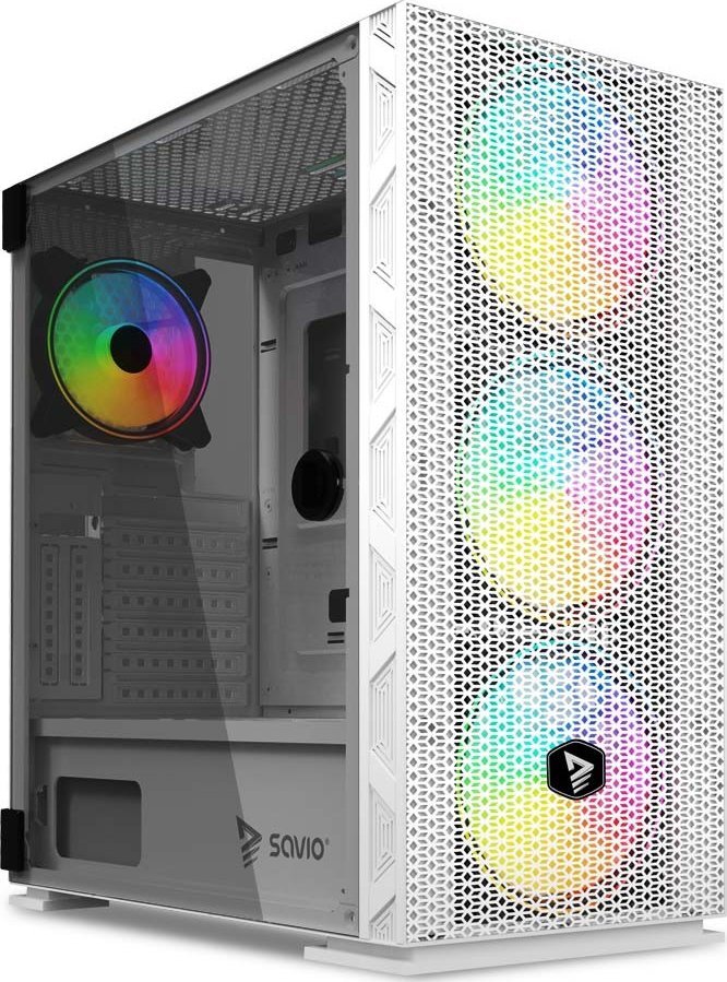 Savio Raptor X1 PC Case, White