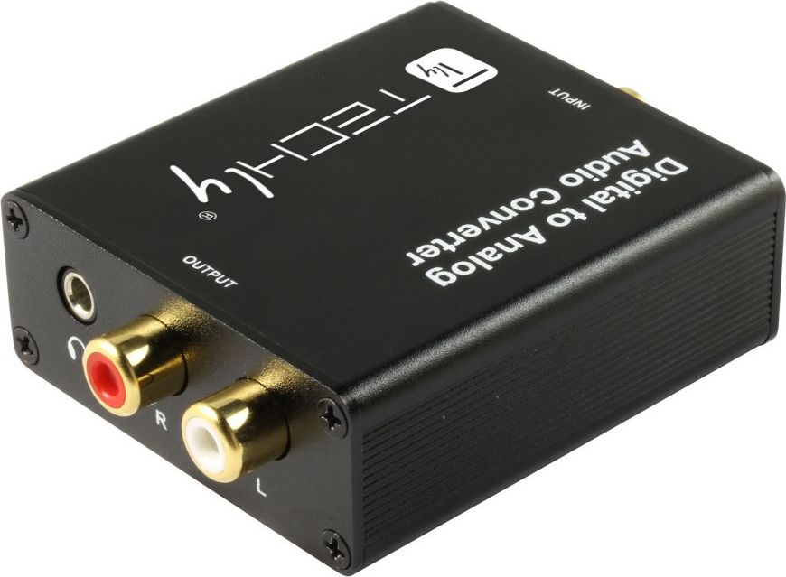 Techly Techly Przetwornik DAC Toslink Coaxial
