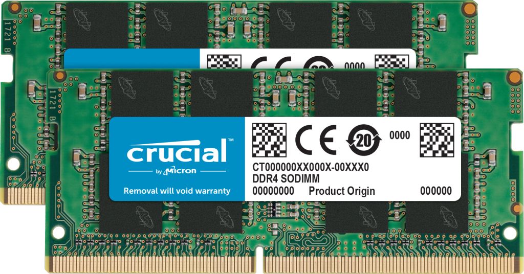 Crucial 16GB (2x8GB) DDR4-3200 SO-DIMM Memory