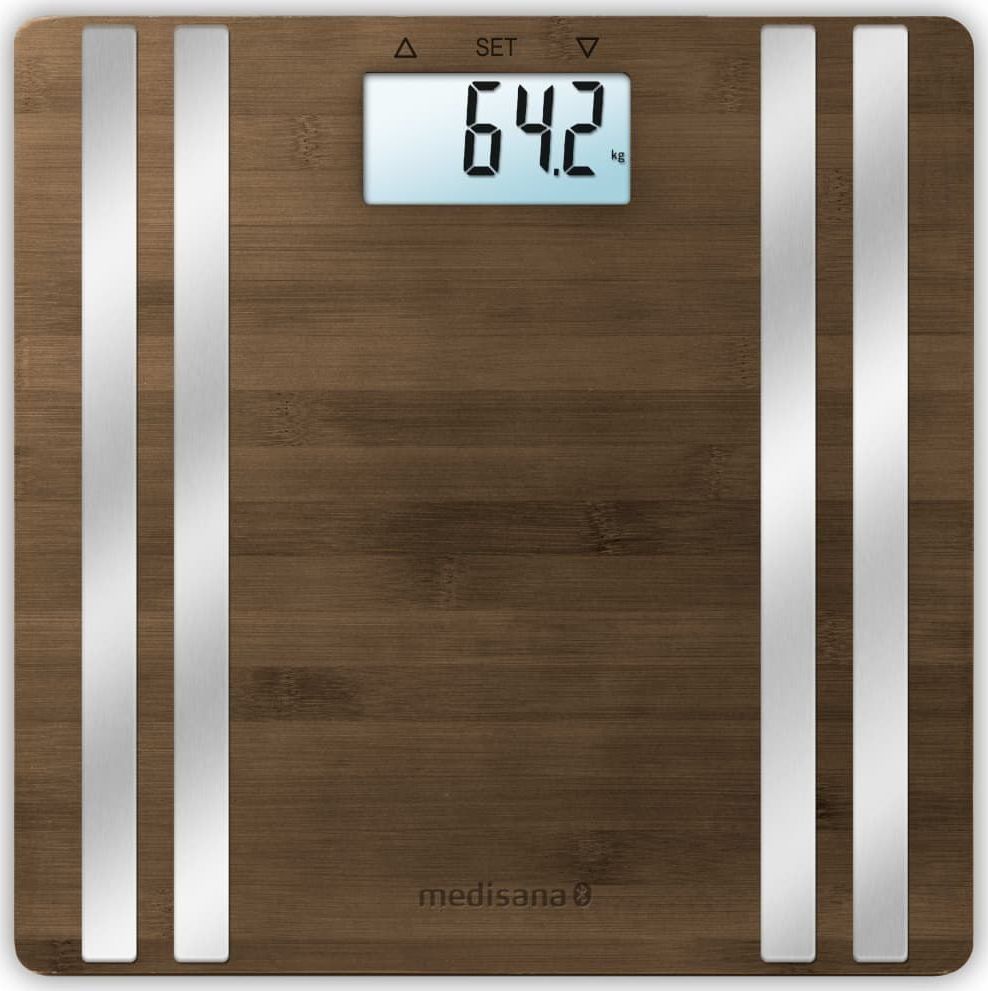 Medisana BS 552 Rectangle Bamboo, Silver