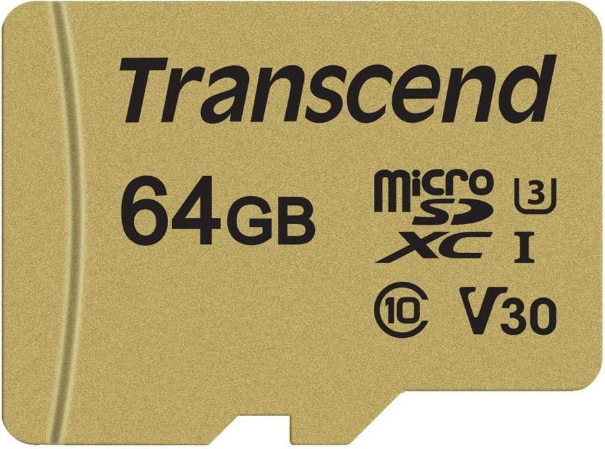 Transcend 500S microSDXC 64GB TS64GUSD500S -