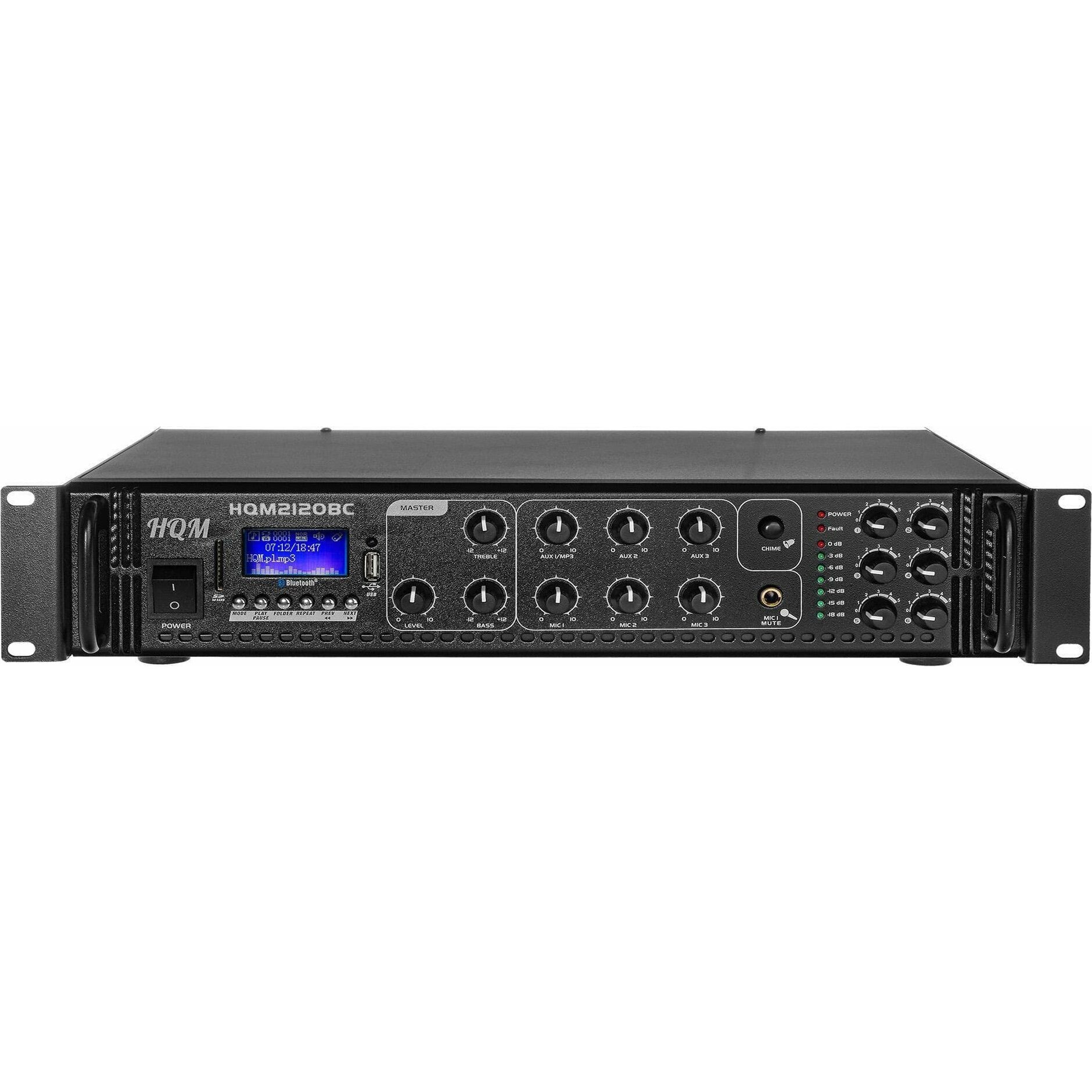 HQM WZMACNIACZ HQM2120BC RADIO FM/MP3/BLUETOOTH 120W