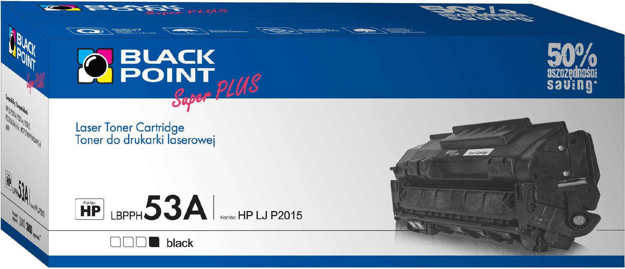 Toner Black Point LBPPH53A Black Zamiennik
