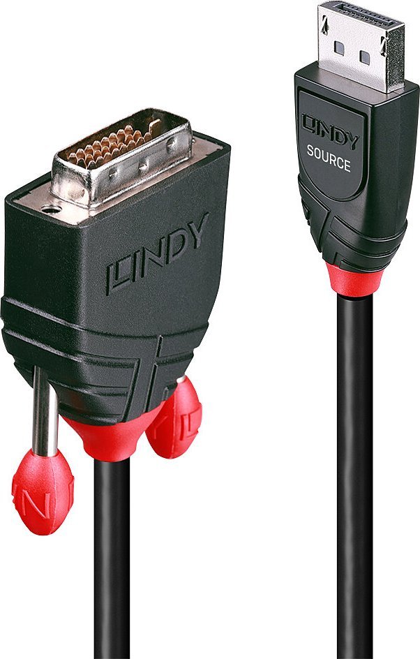 Kabel Lindy DisplayPort - DVI-D 5m