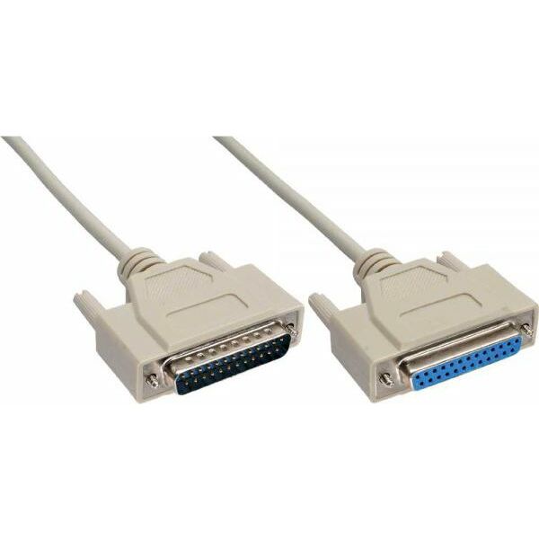 InLine DB-25 - DB-25, 20m, Gray