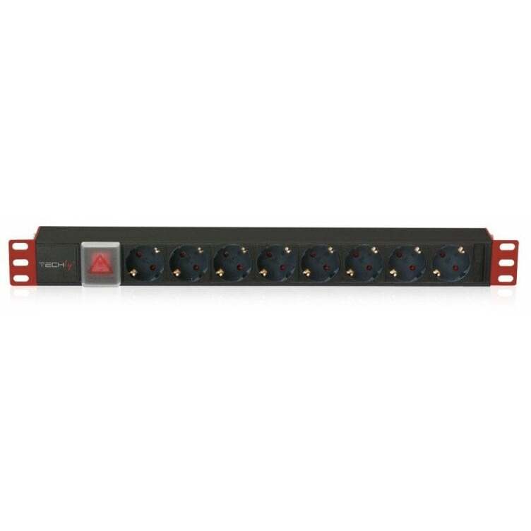 Techly Power Strip 8 Sockets 3m