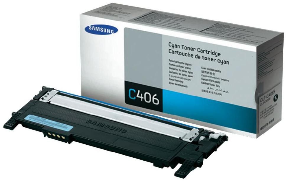 Toner Samsung CLT-C406S Cyan Oryginał  (ST984A)
