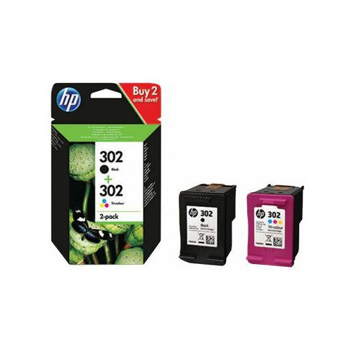 HP 302 Cart Combo 2-Pack (X4D37AE)