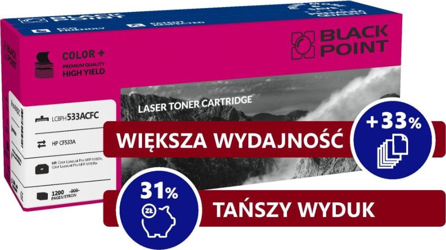 Toner Black Point LCBPH533ACFM Magenta Zamiennik