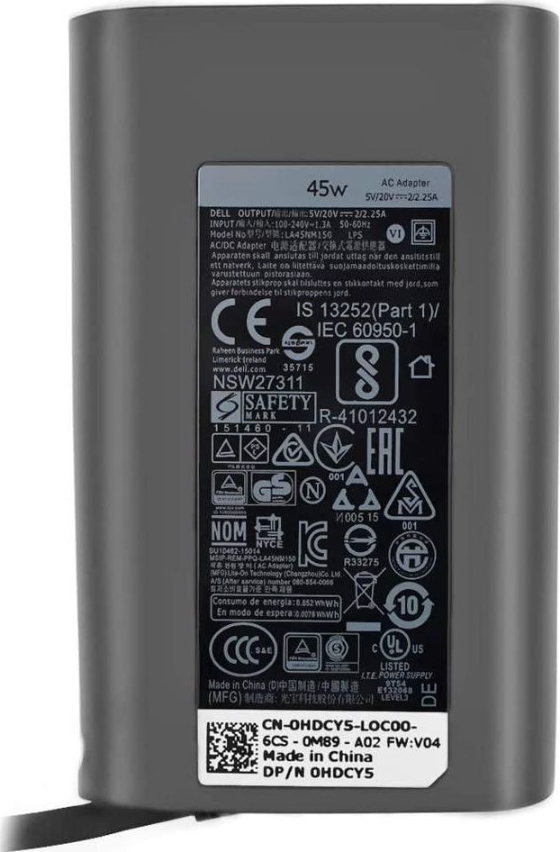 Do laptopa Dell 45 W, USB-C
