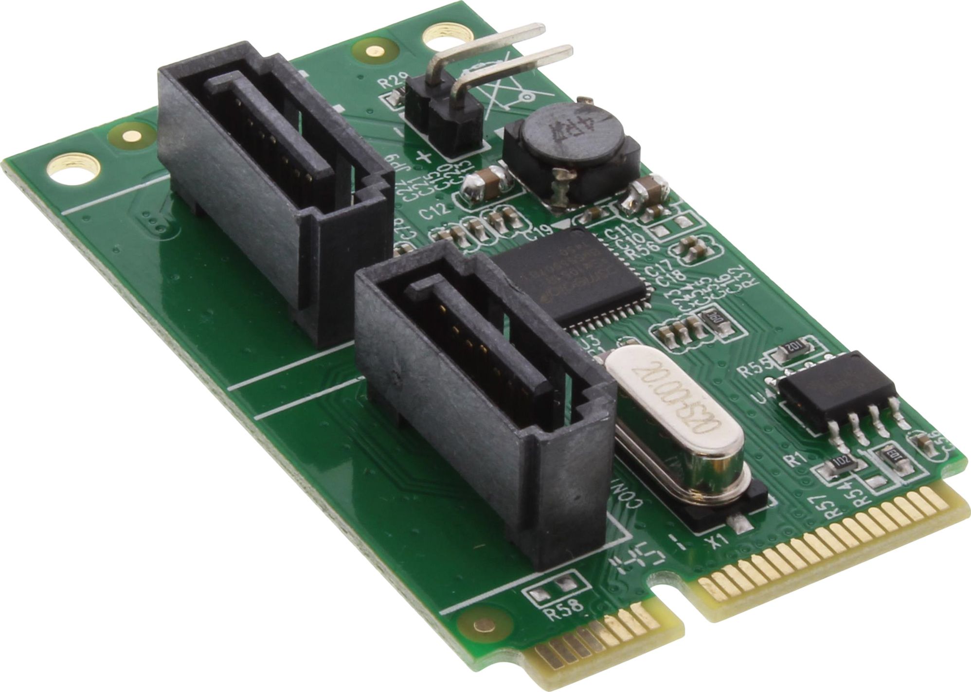 InLine Mini-PCIe - 2x SATA III