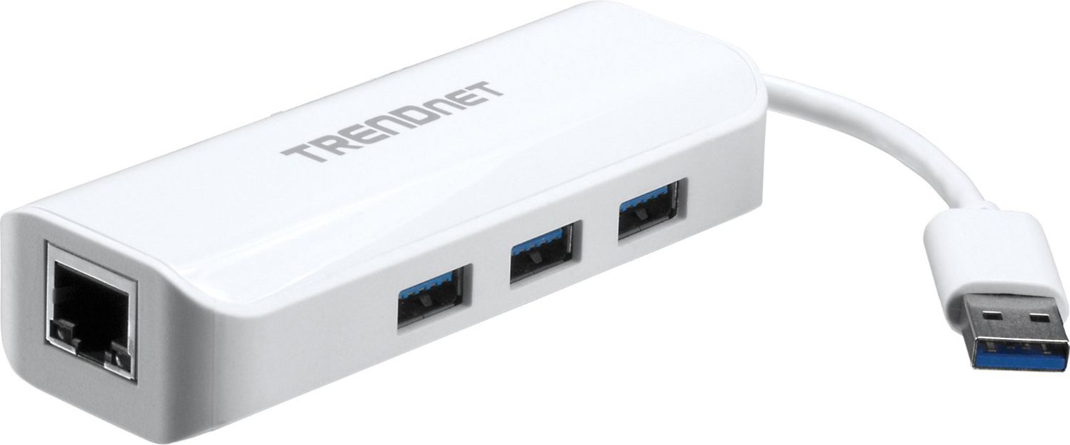 TRENDnet 1x RJ-45  + 3x USB-A