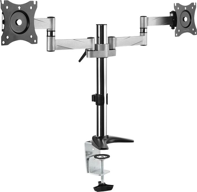 LogiLink Dual monitor mount 13-27, aluminum