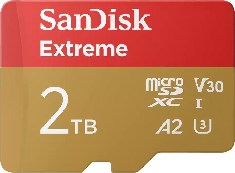 SanDisk Extreme 2 TB microSDXC memory