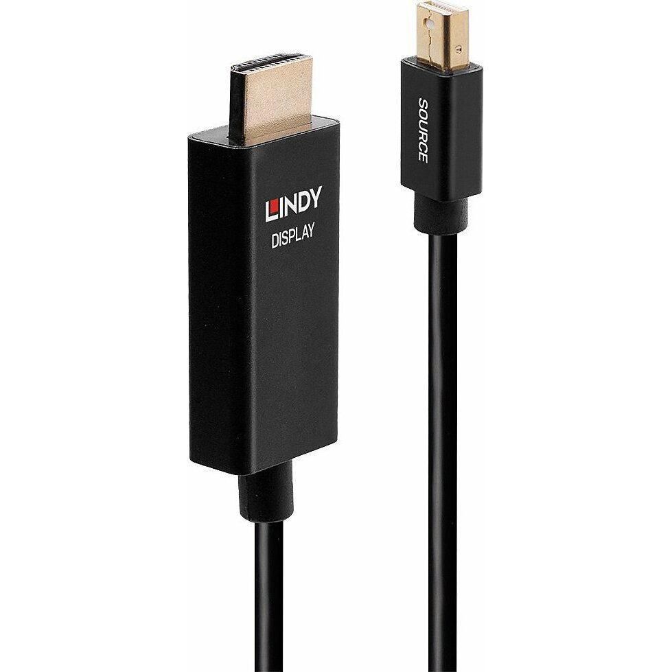Kabel Lindy DisplayPort Mini - HDMI