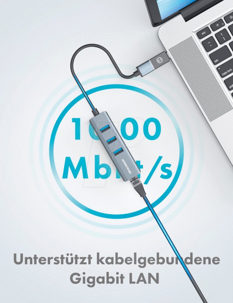 Graugear USB-HUB 3x USB 3.0