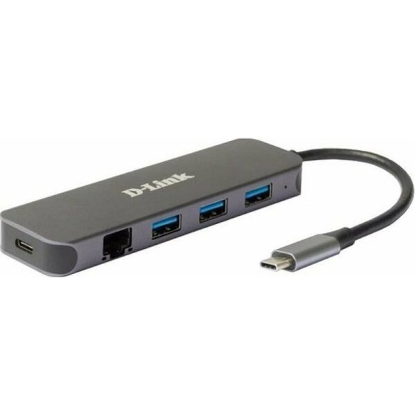 D-Link DUB-2334 5-In-1 USB-C Hub mit