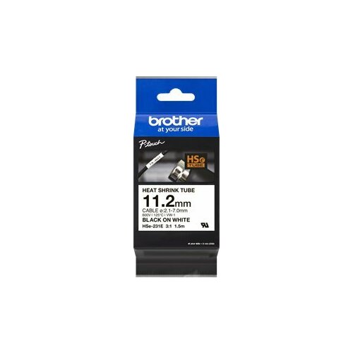Brother Brother Etykieta 11.2MM BLACK
