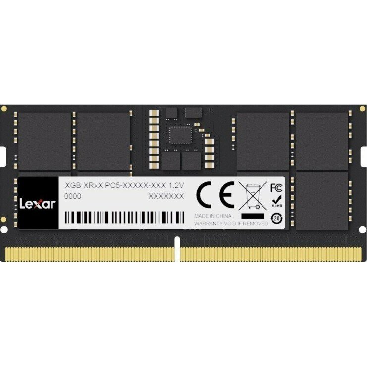 Lexar Notebook memory DDR5 SODIMM 16GB(1*16GB)/5600