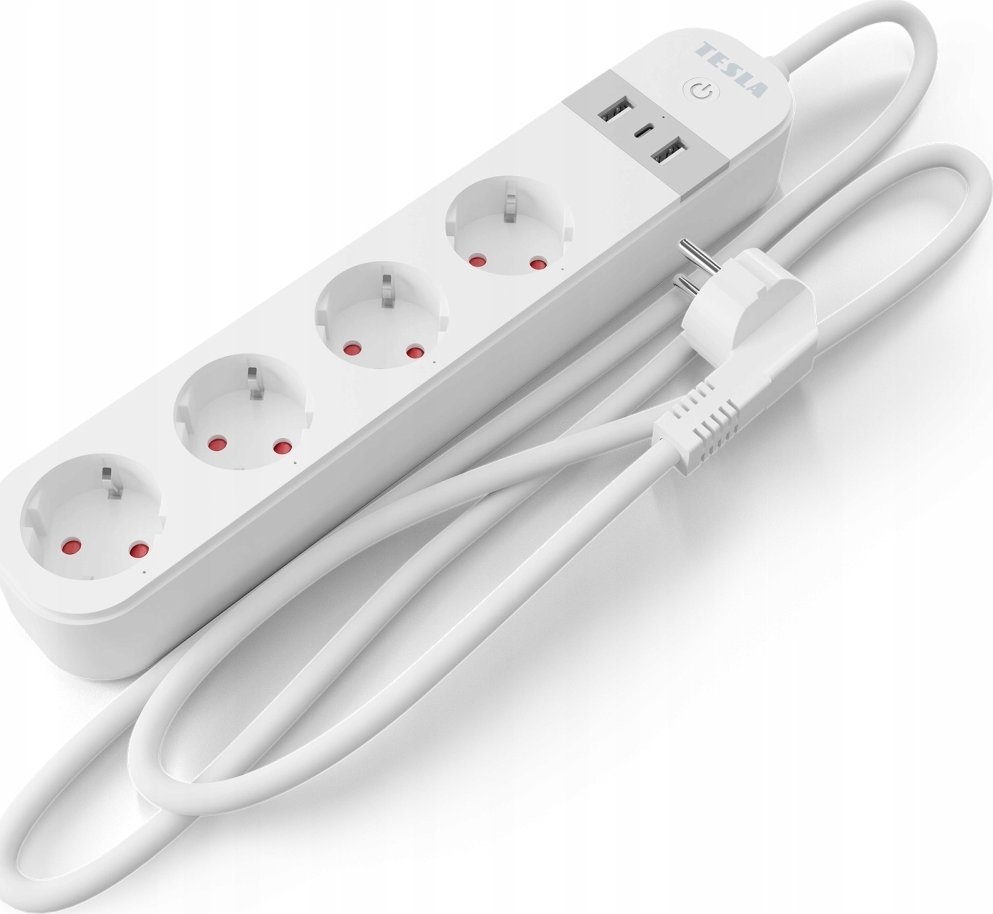 Listwa zasilająca Tesla 4 kontaktligzdas 2