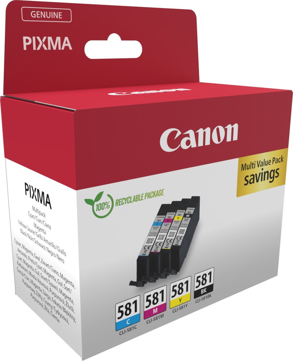 Canon Multipack CLI-581 C/M/Y/BK 2103C007 |