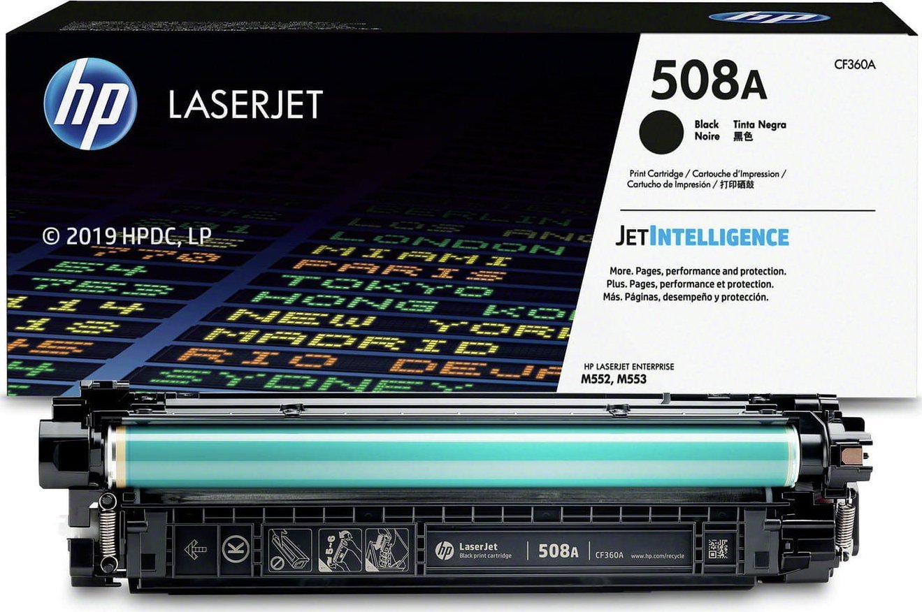 HP Toner 508A CF360A Schwarz |