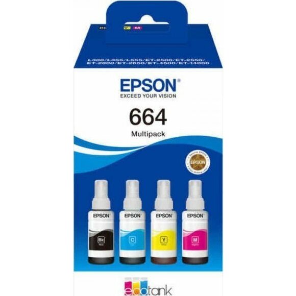 Epson EcoTank* 664 Wielokolorowy (C13T664640) Ink