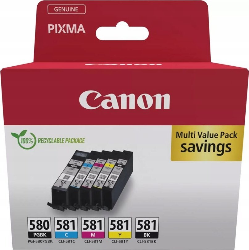 Canon Multipack PGI-580/CLI-581 PGBK/C/M /Y/BK 2078C007