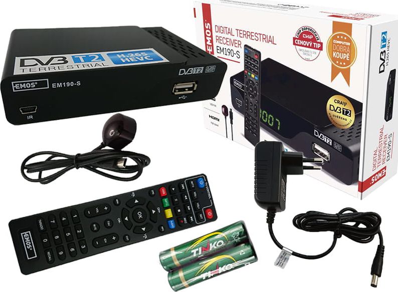 Emos Tuner decoder digital terrestrial TV