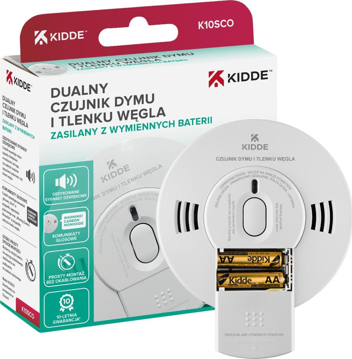 Kidde Dual smoke and carbon monoxide