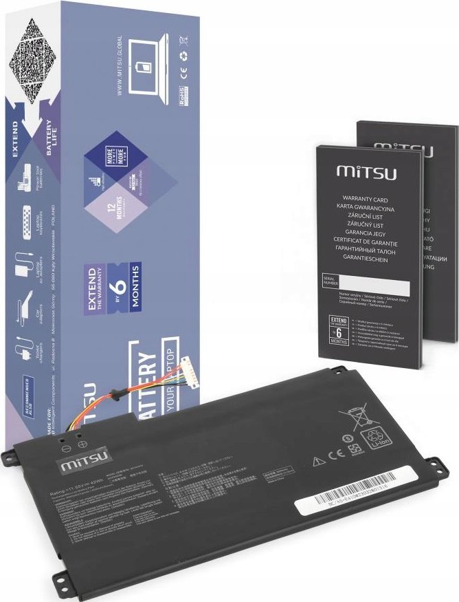 Mitsu Battery Asus B31N1912 E410MA L410MA