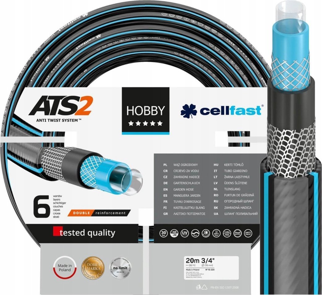 Cellfast CELLFAST WĄŻ OGRODOWY HOBBY ATS2