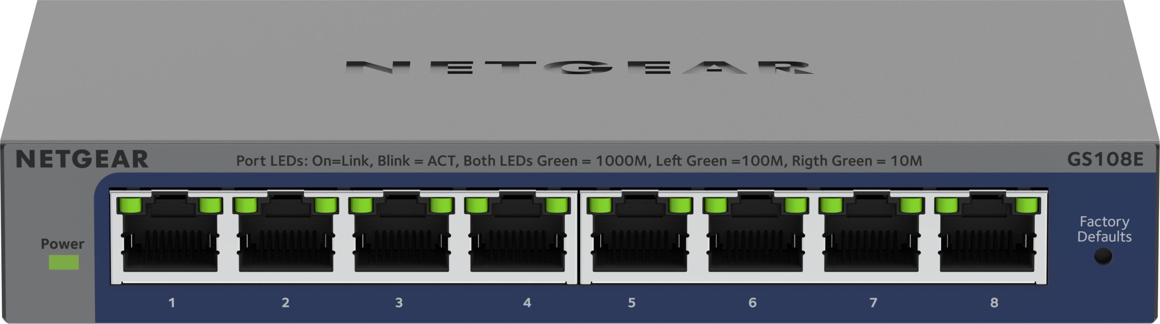 Netgear GS108E-400EUS | GS108E-400EUS | 5904268090221