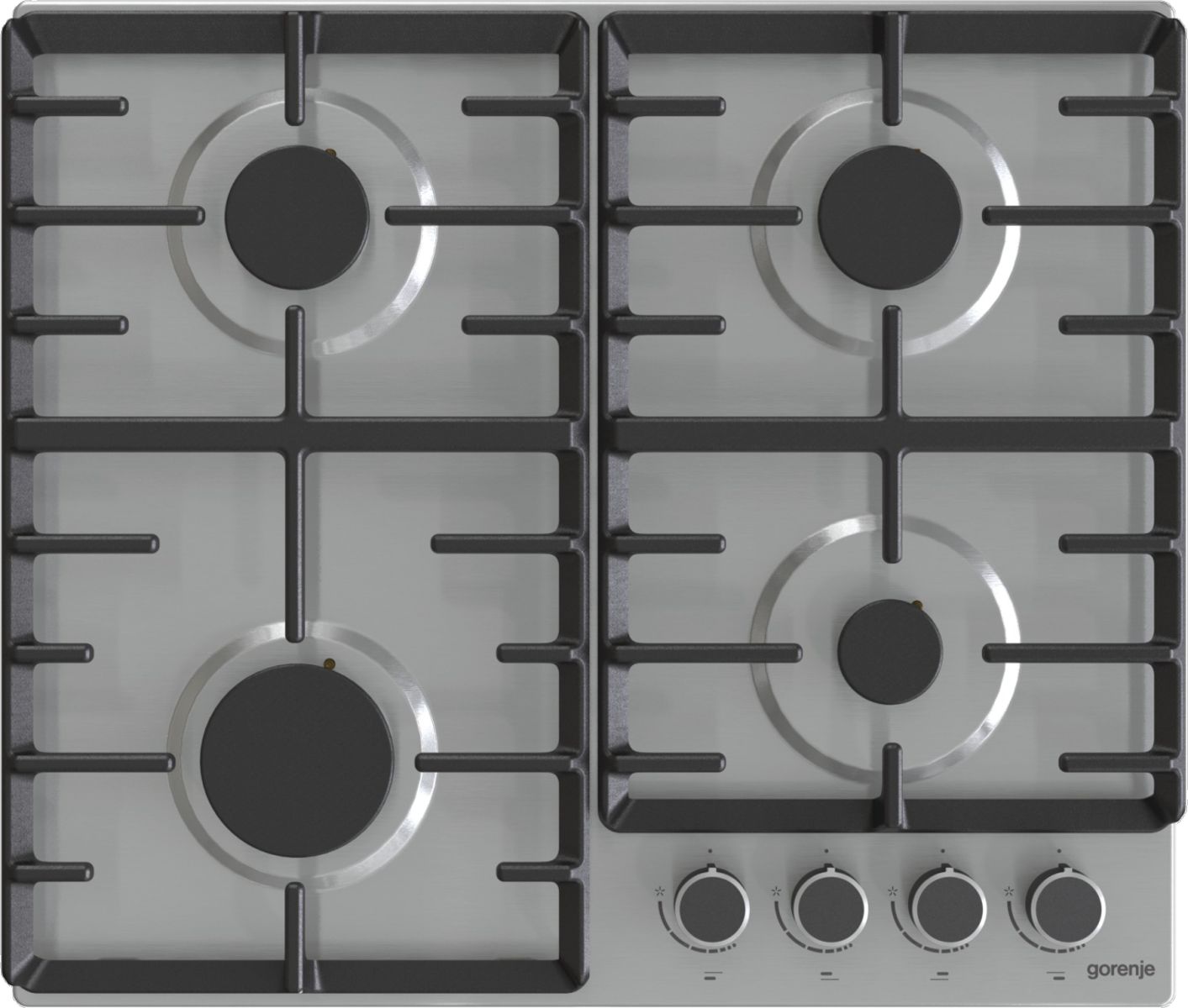 Gorenje G642ABX hob Stainless steel Built-in