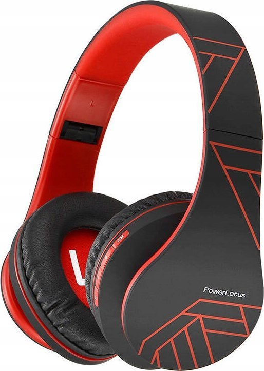 Słuchawki PowerLocus P2 bezprzewodowe Bluetooth/microSD/radio FM