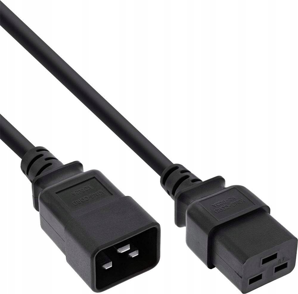 Kabel zasilający InLine INLINE Kaltgeraeteverlaengerung 16A