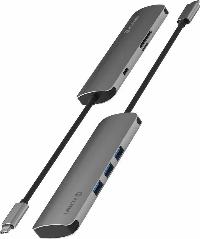 Sourcing Swissten USB-C Splitter 6in1 with