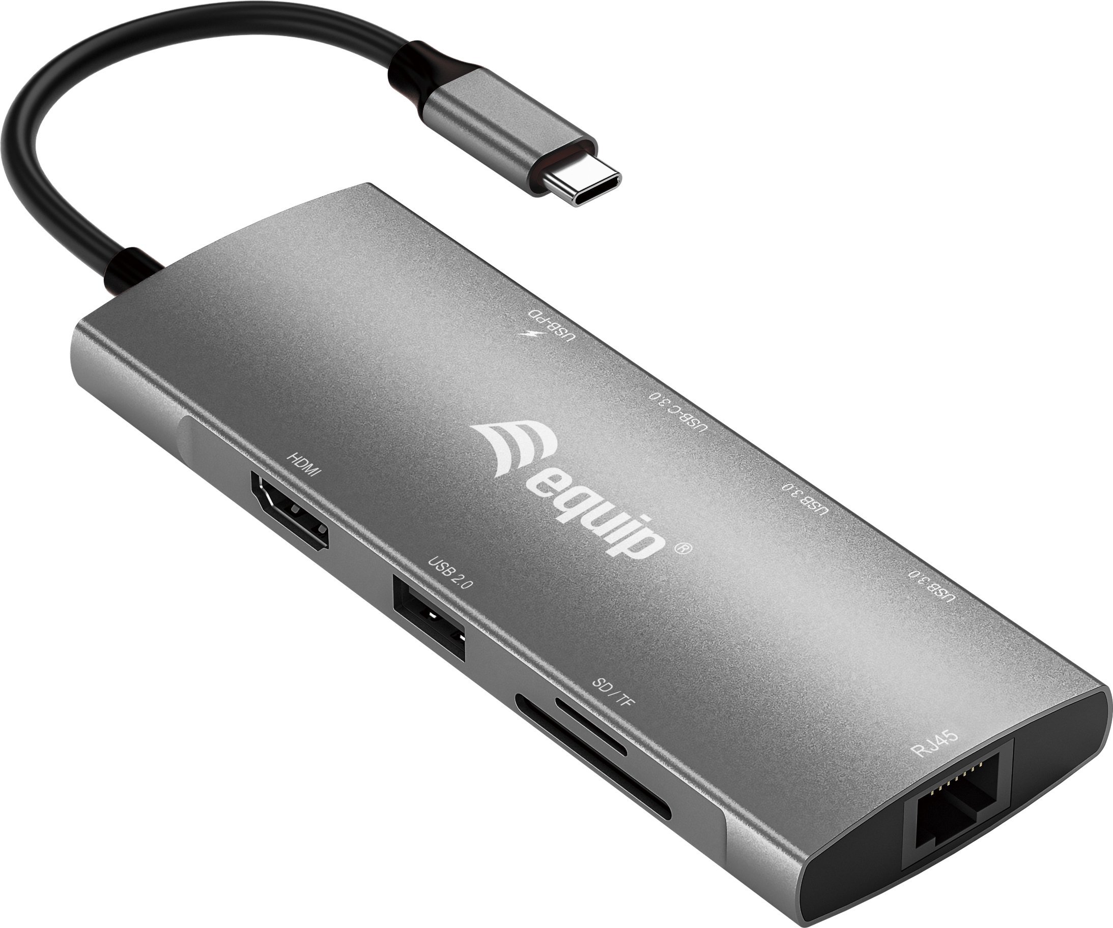 Equip Dock USB-C->HDMI,Gigabit LAN,USB3