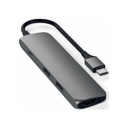 Satechi 4-in-1 USB-C Slim Multiport 4K