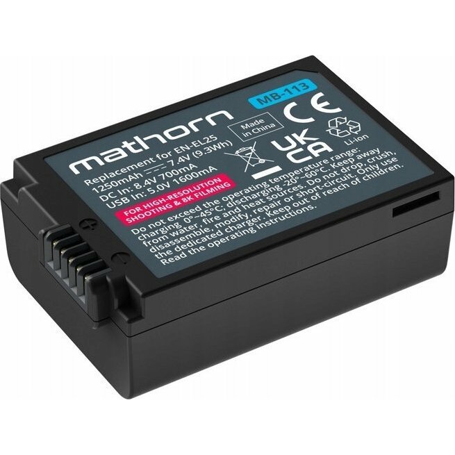 Akumulator Nitecore  Mathorn MB-113 1250mAh USB-C