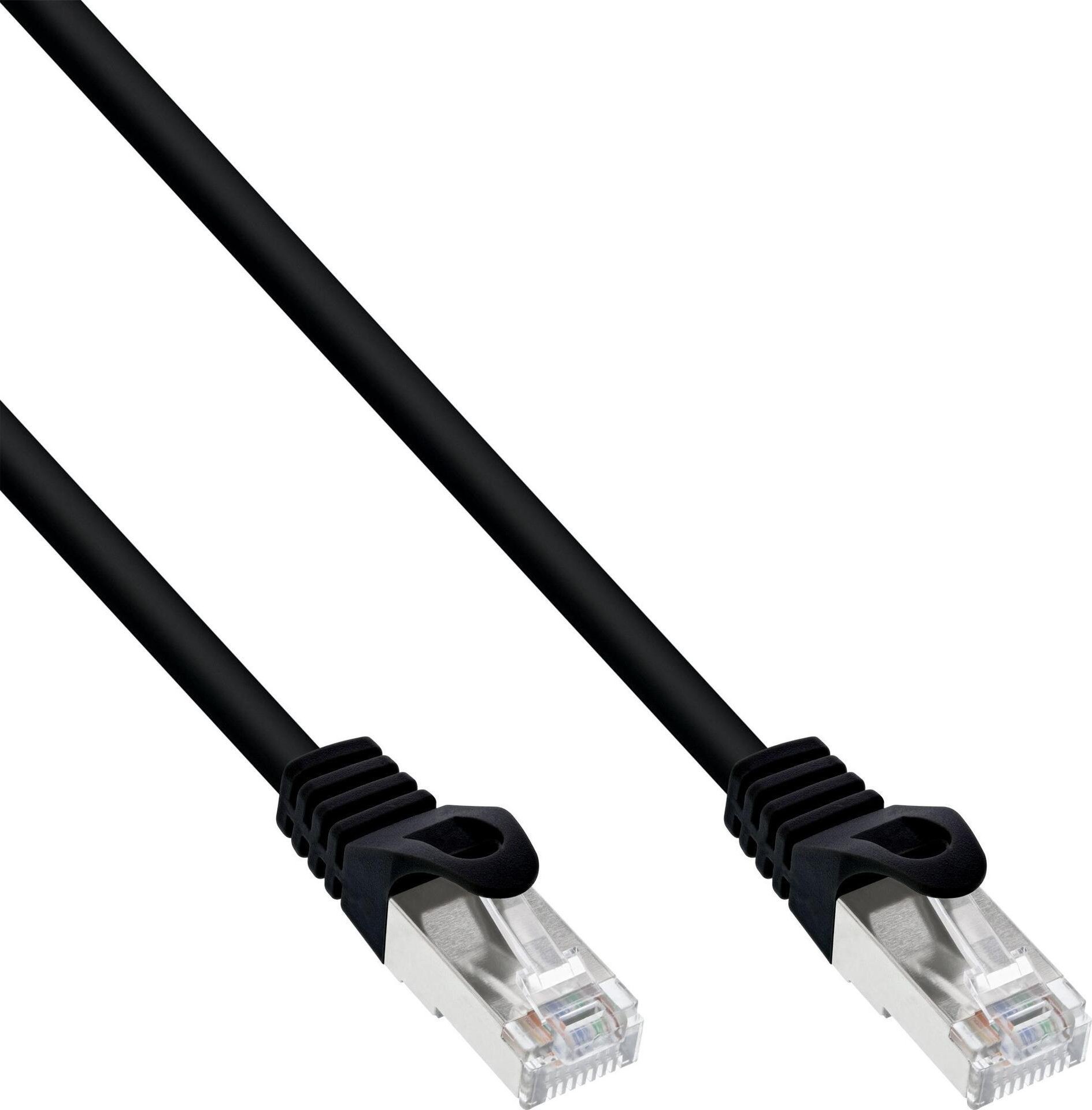 InLine Patchcord Cat.5e, SF/UTP, Black