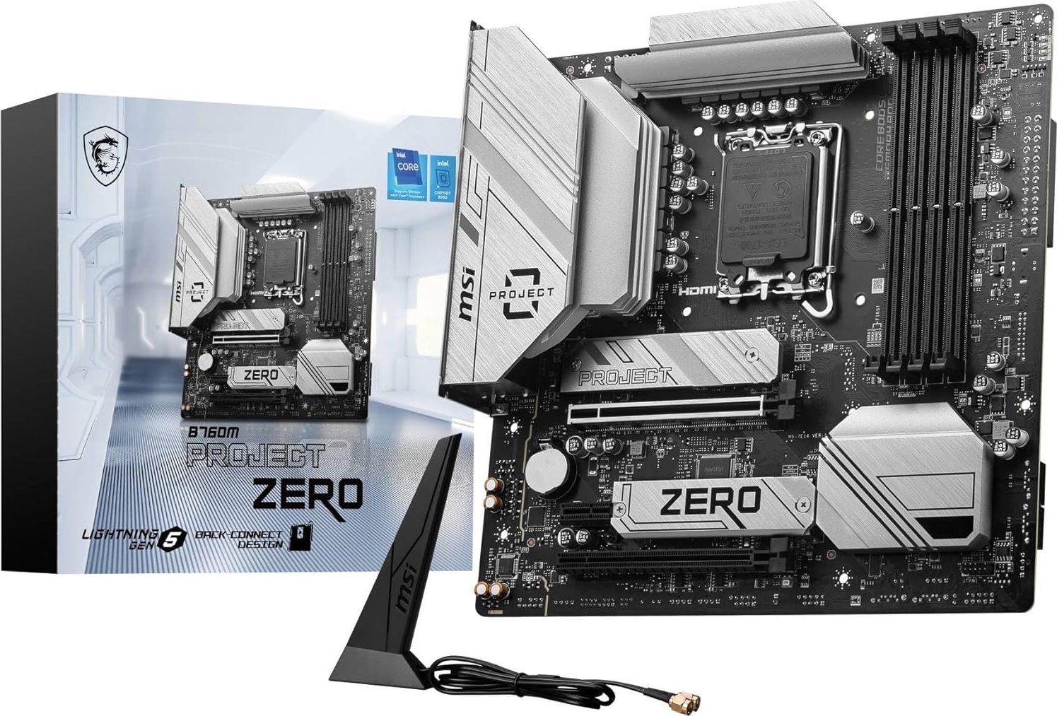 MSI B760M Ptoject Zero Motherboard, LGA1700