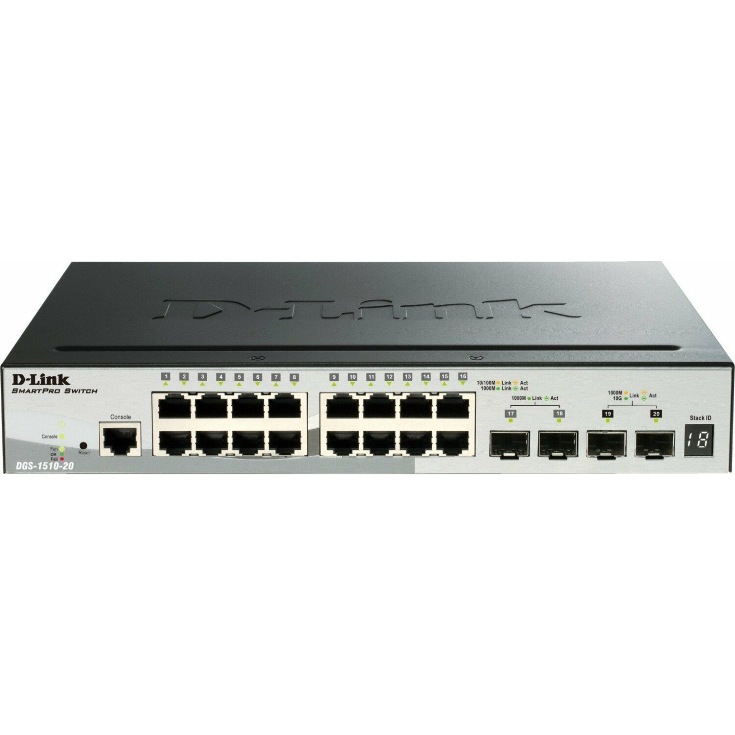 D-Link DGS-1510-20 18xGE 2x10GE 2xSFP+ |