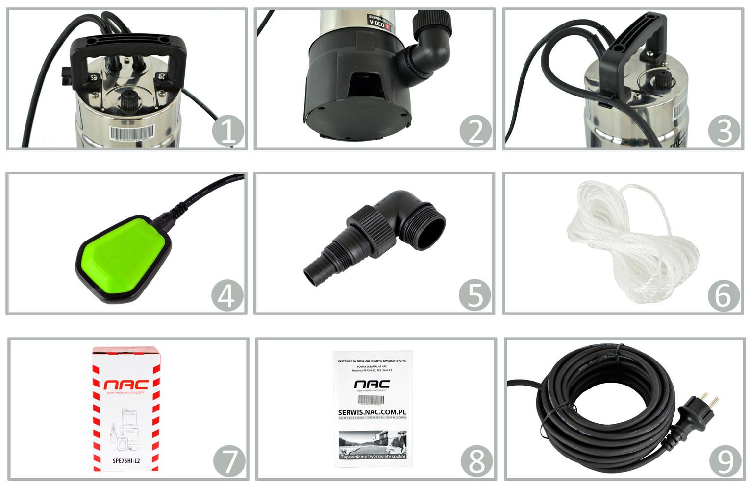 NAC NAC DIRT WATER PUMP 750W