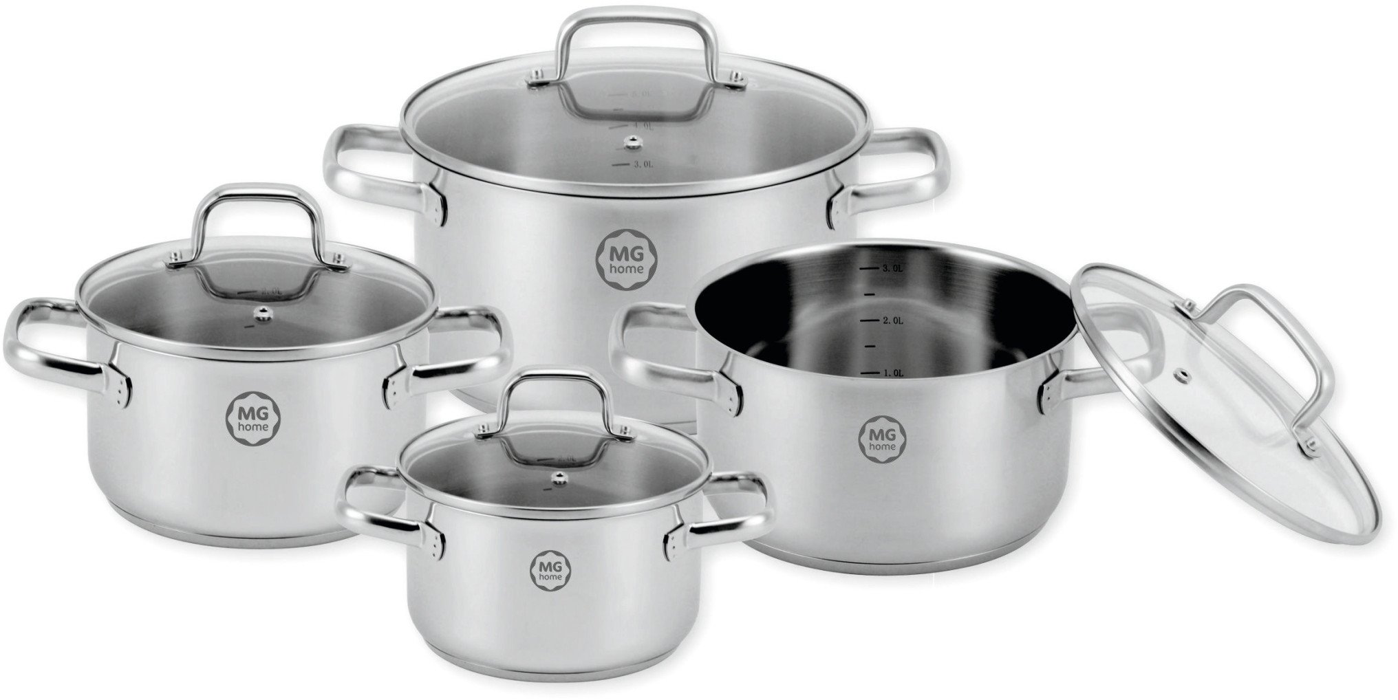 Fagor ZESTAW GARNKÓW STILO INOX 8