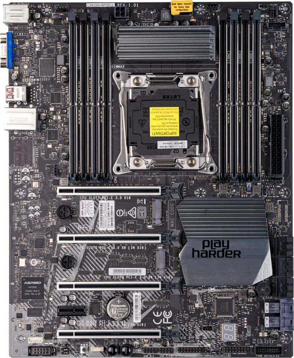 SuperMicro Gniazdo 2066 (MBD-C9X299-PGF-L-B) | MBD-C9X299-PGF-L-B