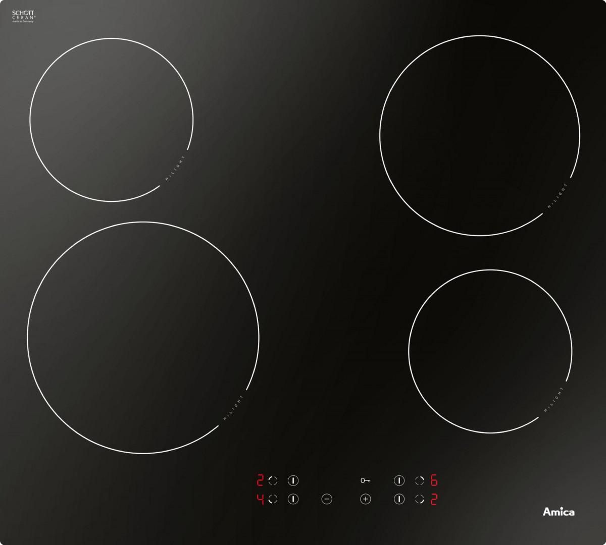 Amica Ceramic hob PC6400ZH | 23478