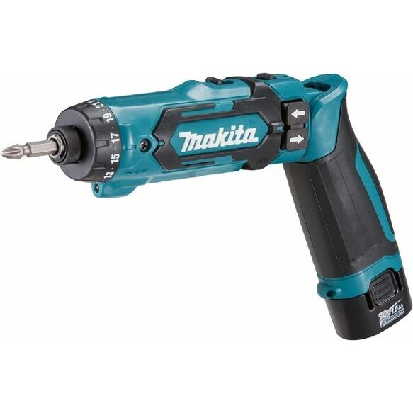 Makita Akku-Knickschrauber DF012DSE, 7,2Volt (blau/Black