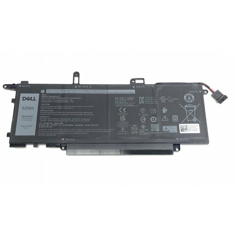 Dell 52Wh Lithium-Polymer notebook battery, 4-cell