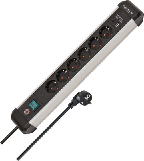 Listwa zasilająca Brennenstuhl Premium Alu-Line 6